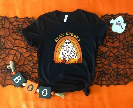 Stay Spooky Halloween Boo Tee Shirt