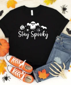 Stay Spooky Halloween Ghost Tee Shirt