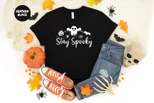 Stay Spooky Halloween Ghost Tee Shirt