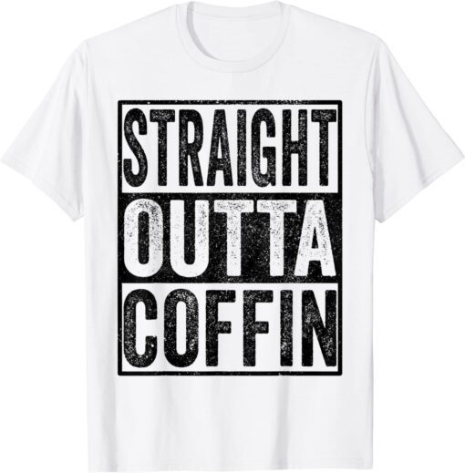 Straight Outta Coffin Halloween T-Shirt