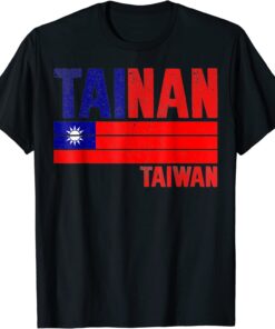 Tainan Taiwan Taiwan Flag Taiwanese Tee Shirt