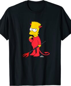 The Simpsons Bart Devil Suit Treehouse of Horrors Halloween Tee Shirt