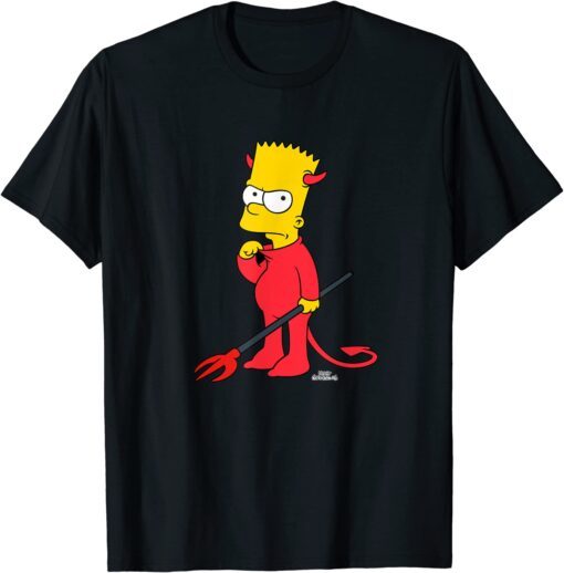 The Simpsons Bart Devil Suit Treehouse of Horrors Halloween Tee Shirt