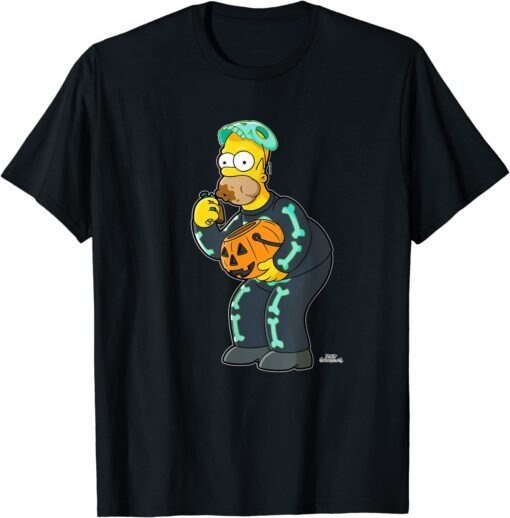 The Simpsons Homer Candy Feast Treehouse of Horror Halloween Tee Shirt