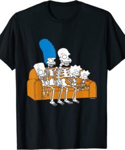 The Simpsons Skeletons Treehouse of Horror Couch Gag Tee Shirt