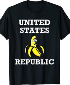 Trump Banana Biden Republic USA Republican Tee Shirt