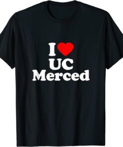 UC Merced Love Heart College University Alumni Tee Shirt