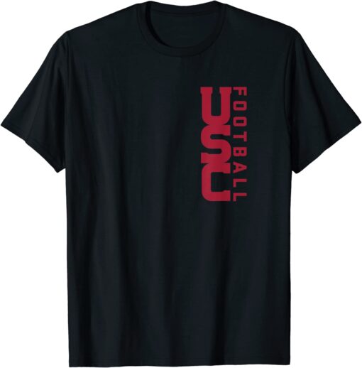 USC Vertical Block Football Cardinal Tee Shirt