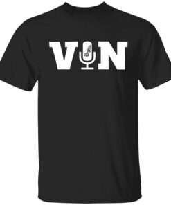 Vin Scully microphone Tee Shirt