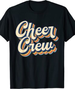 Vintage CHEER CREW Cheerleading Team Cheerleader Tee Shirt