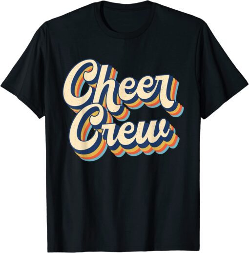 Vintage CHEER CREW Cheerleading Team Cheerleader Tee Shirt