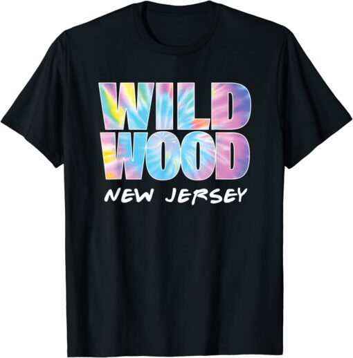 Vintage Tie Dye Wildwood New Jersey Tee Shirt