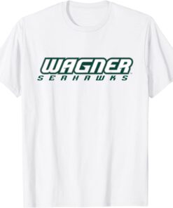 Wagner College Seahawks Horizontal Logo Tee Shirt