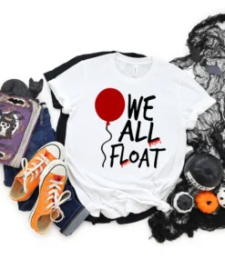 We All Float Hocus Pocus Halloween Tee Shirt