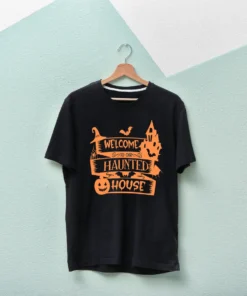 Welcome To Our Haunted House Halloween Tee Shirt