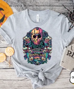 Welcome to Camp Crystal Lake Jason Halloween T-Shirt