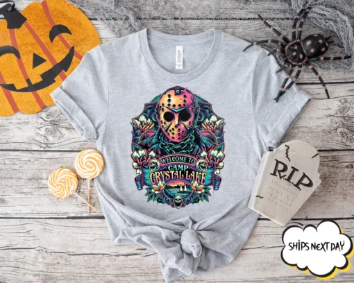 Welcome to Camp Crystal Lake Jason Halloween T-Shirt