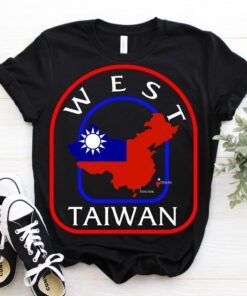 West Taiwan, Chinese Taiwanese Peace Country Free Independence Movement Tee Shirt