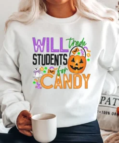 Will Trade Students for Candy Halloween Tee Shirt