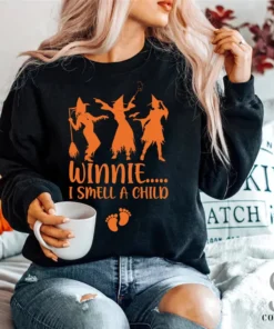Winnie I Smell A Child Halloween Tee Shirt