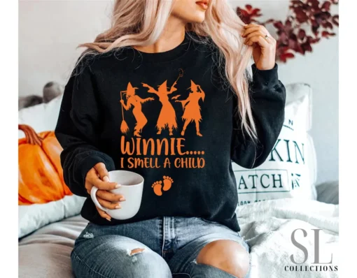 Winnie I Smell A Child Halloween Tee Shirt