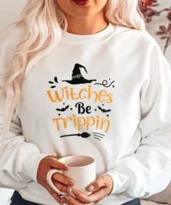 Witches Be Trippin Halloween Tee Shirt