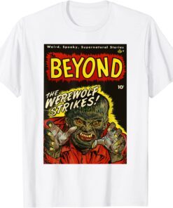 Wolfman Halloween Monster Vintage Horror Movie Werewolf Tee Shirt