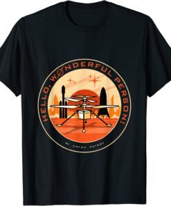 Wonderful Person on Mars Tee Shirt