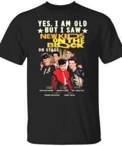Yes I am old but I saw New Kids On The Block signatures Tee shirt