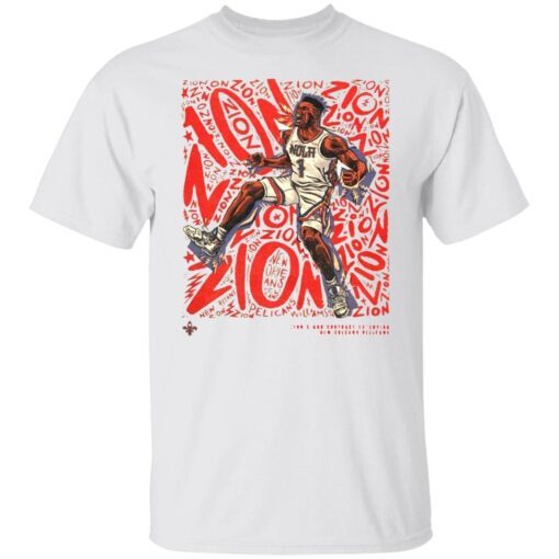 Zion Signs Contract Extension Tee Shirt