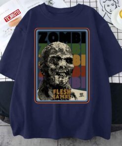 Zombi Flesh Eaters Halloween Tee Shirt