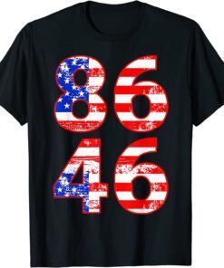 86 46 Anti Biden Pro Trump Patriotic Support Trump 2024 Tee Shirt