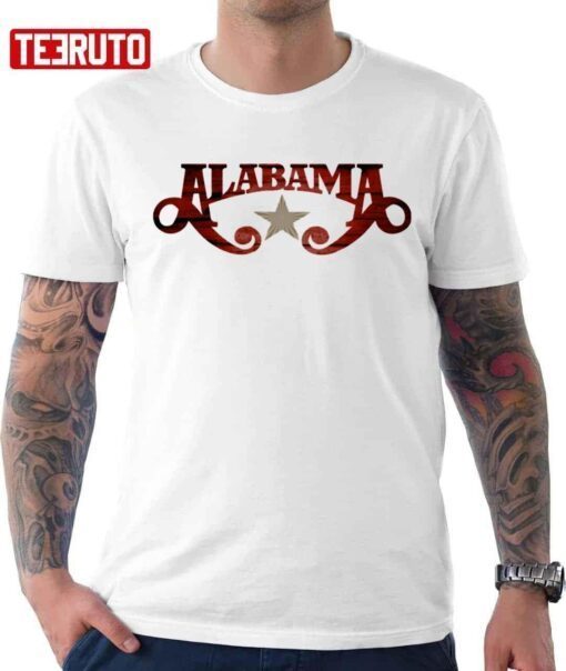 Alabama Logo Name Tee shirt