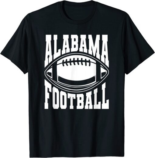 Alabama Sports Bama Love Home State Football Tee Shirt