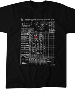 Albert Pujols: 700 Scorecard Tee Shirt