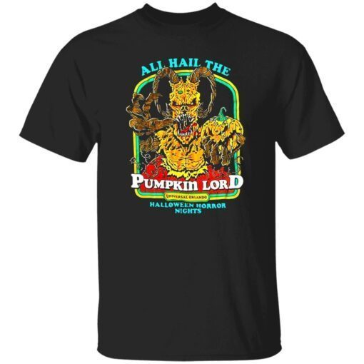 All hail the pumpkin lord halloween horror nights Tee Shirt