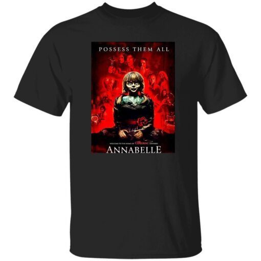 Annabelle Possess Them All For Halloween Annabelle Tee Shirt