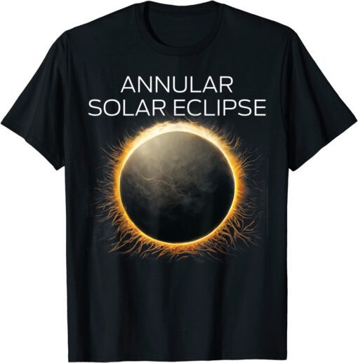 Annular October Oct 14 Solar Eclipse 2023 Nevada Colorado Tee Shirt