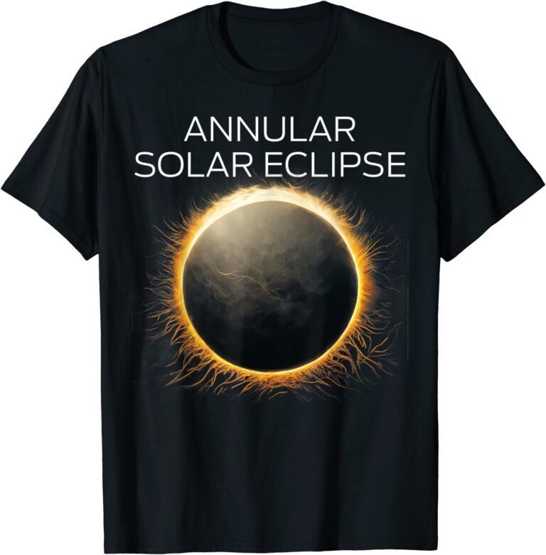 Annular October Oct 14 Solar Eclipse 2023 Nevada Colorado Tee Shirt ...