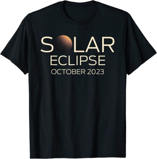 Annular Solar Eclipse 2023 October 14 14th Oct Sun Moon Nevada Colorado Tee Shirt