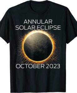 Annular Solar Eclipse 2023 October 14 Oct Nevada Colorado Tee Shirt