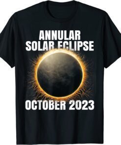 Annular Solar Eclipse 2023 October Nevada Colorado Tee Shirt