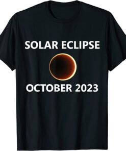 Annular Solar Eclipse October 14 2023 Texas New Mexico City Tee Shirt