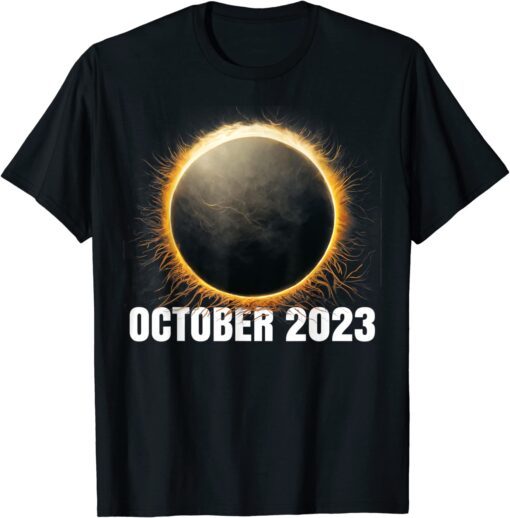 Annular Solar Eclipse October 2023 Nevada Colorado Tee Shirt