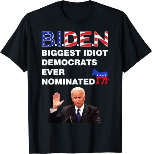 Anti Joe Biden 2020 Gaffe Sleepy President Trump 2024 Tee Shirt