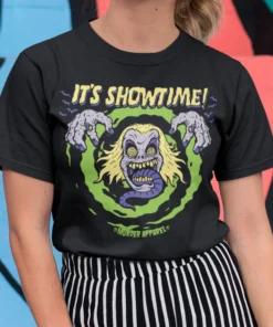 Beetlejuice It's Showtime Vintage Horror Tee Shirt