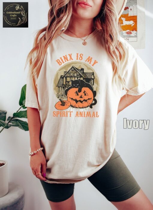 Binx Is My Spirit Animal Halloween Tee Shirt