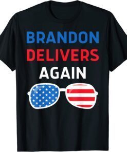 Brandon Delivers Again Anti-Conservative Pro Joe Biden Tee Shirt