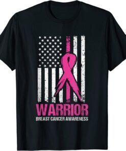 Breast Cancer Awareness Warrior Fighter Pink Ribbon Tee Shirt