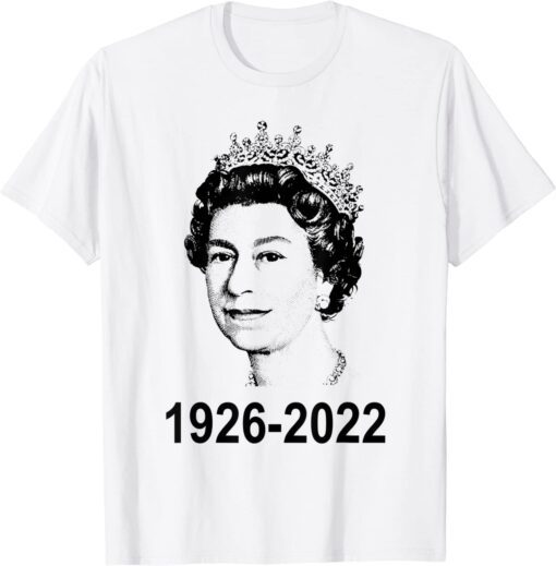 British Queen 96 Years Old 1926-2022 Queen's Death Tee Shirt